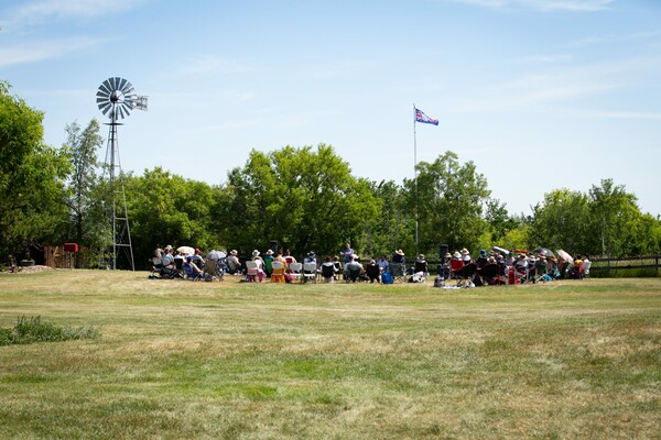 Treaty Land Sharing Network Alberta launch on July 6, 2024. Photo courtesy TLSN.